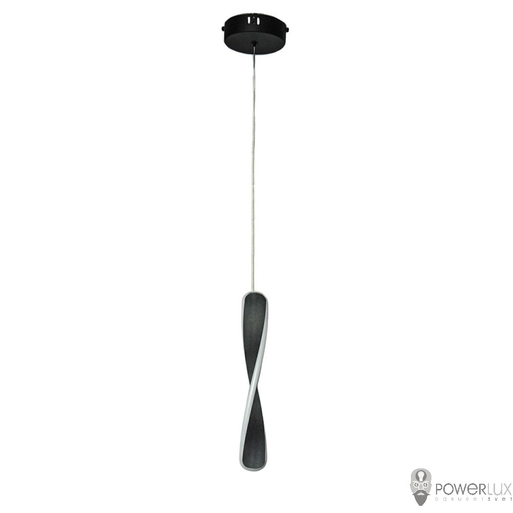 

Люстра светодиодная PWL 8W 3000K IP20 ART-Spiral BK
