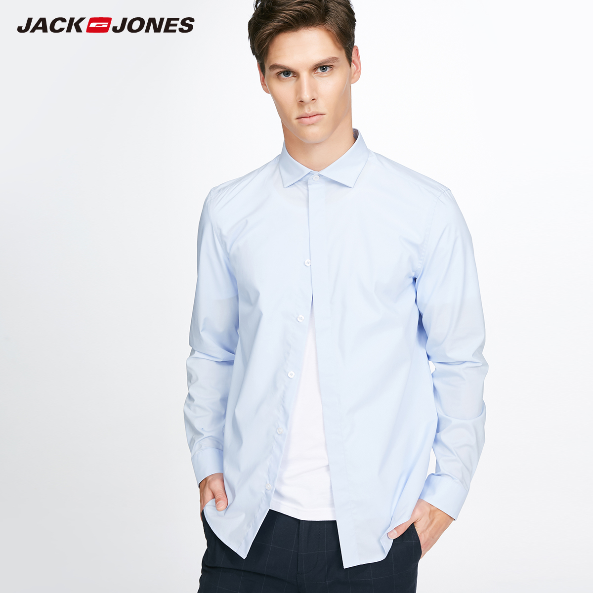 

Сорочка Jack&jones 217305558F41 XS блакитний
