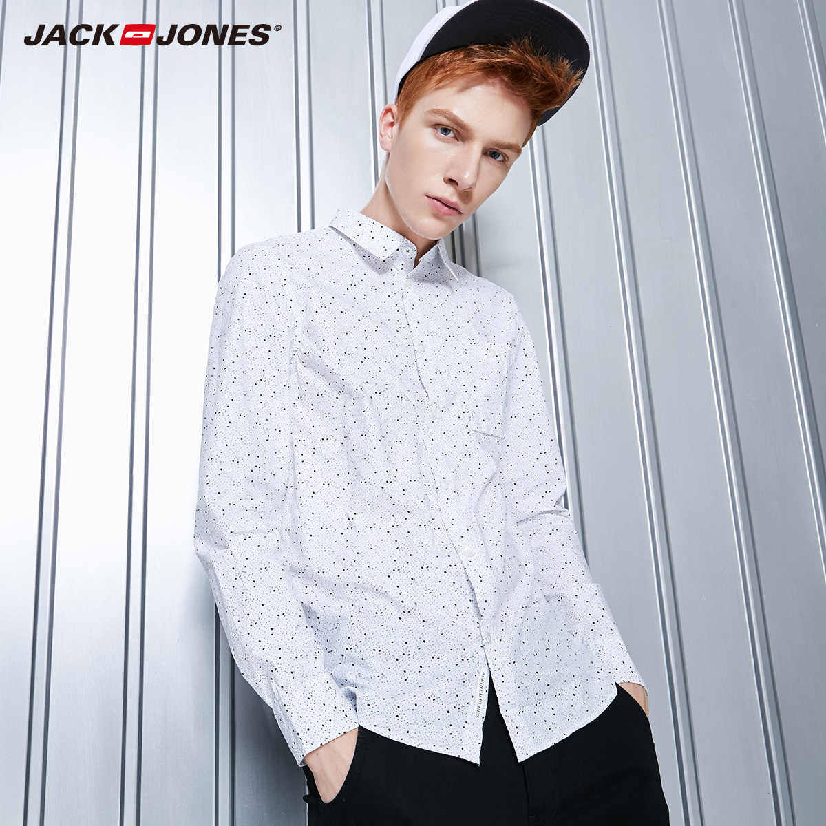 

Сорочка Jack&jones 216305523020 S білий комб.