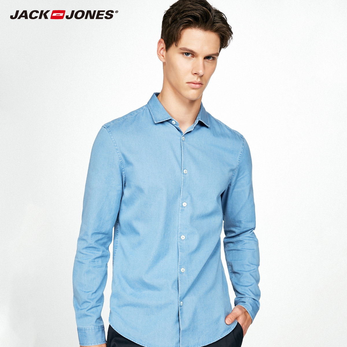 

сорочка джинс Jack&jones 217305529E41 XS синій