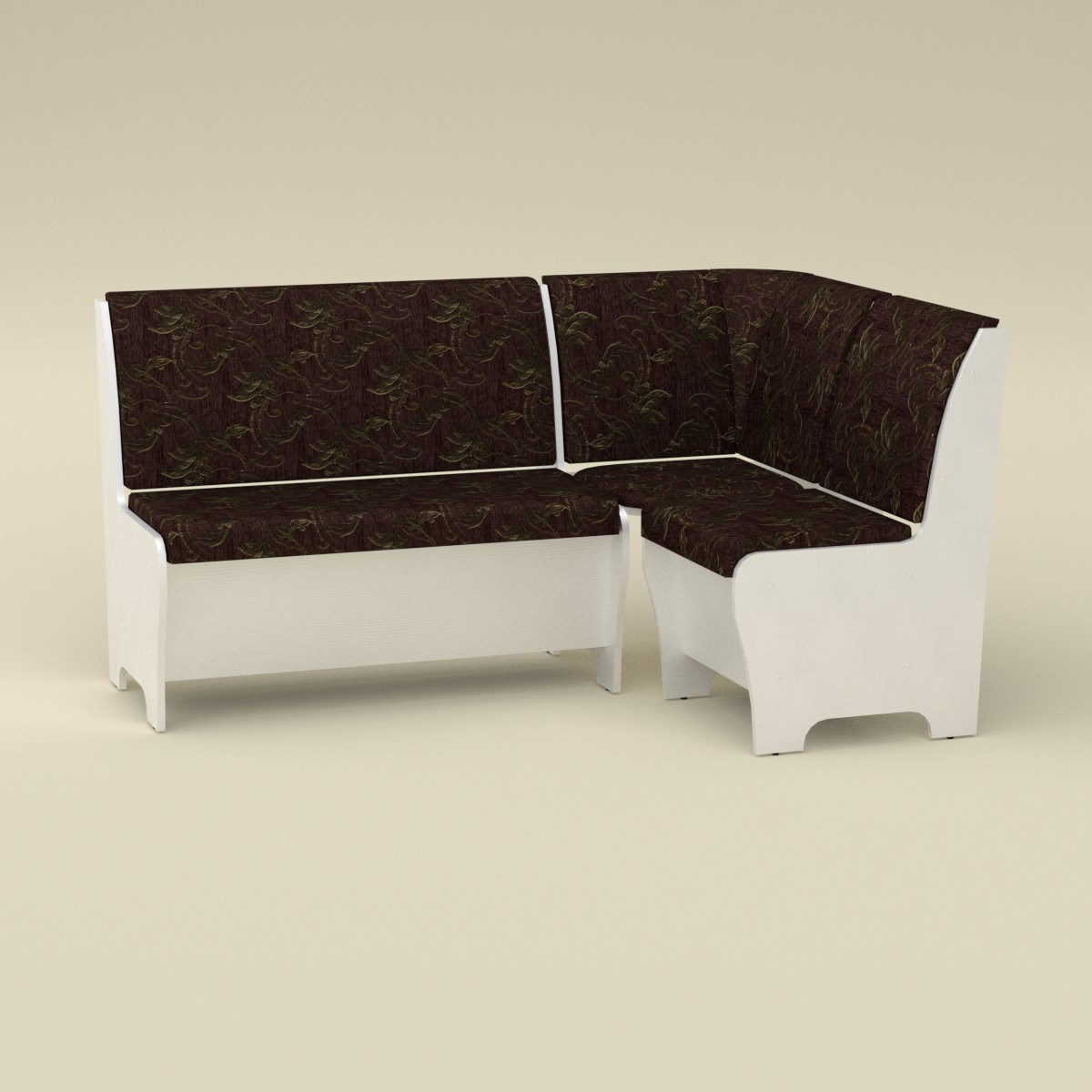 

Кухонный уголок Компанит Тунис белый/шоколад