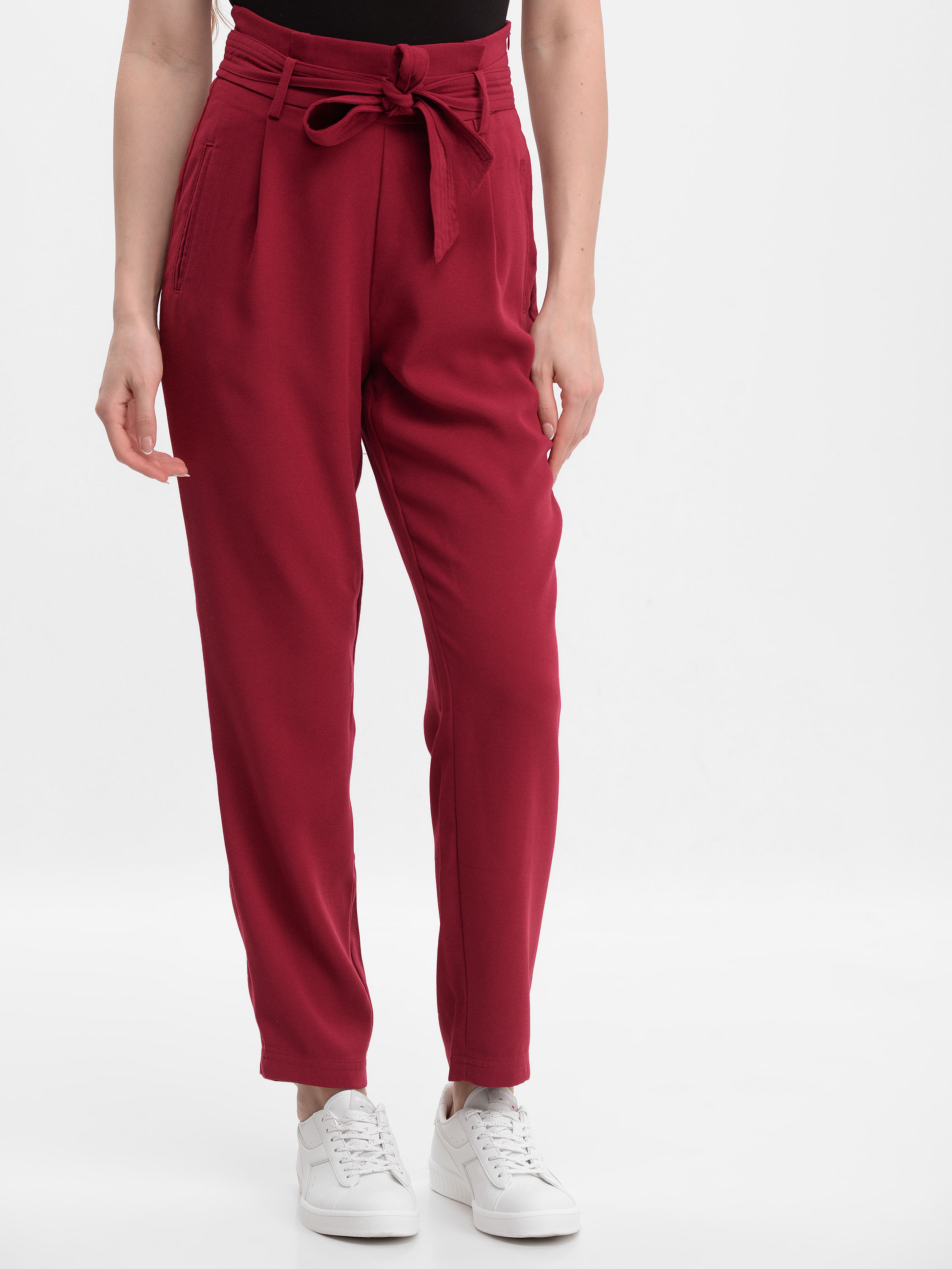 

Брюки Stradivarius st04440029  Бордовые, Брюки Stradivarius st04440029 32 Бордовые