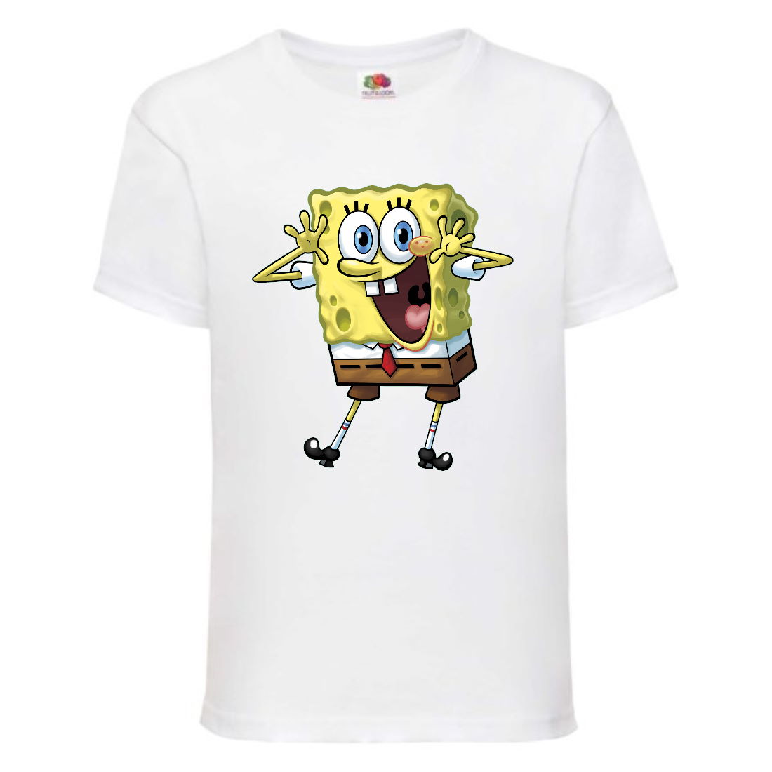 

Футболка Спанч Боб 33 (Sponge Bob) белая 104 см