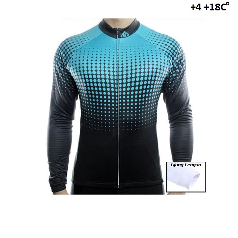 

Велокофта мужская флис XXL Black/Blue JL2004XXL