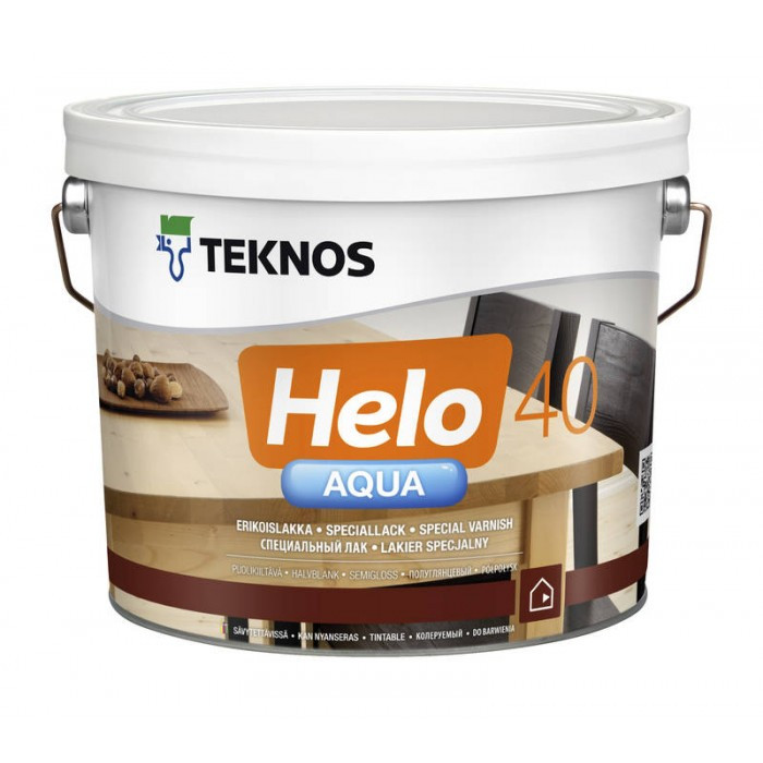 

Лак водорозчинний універсальний Teknos Helo Aqua 40 9 л
