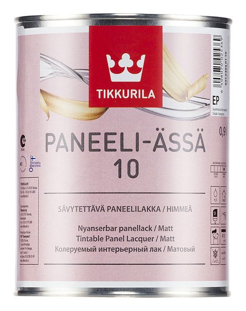 

Лак панельний Tikkurila Панелі-Ясся 0,9л матовий