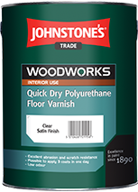 

Лак для підлоги акриловий Johnstone's (Джонстоун) Quick Dry Polyurethane Floor Varnish 2,5л напівматовий