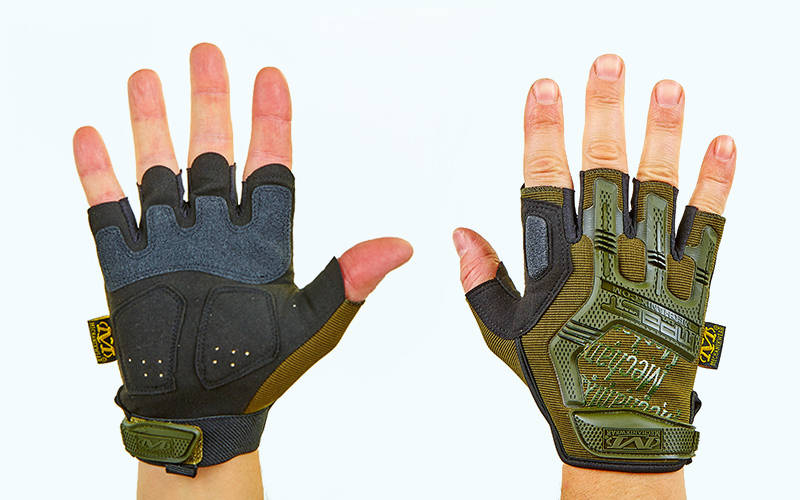 

Перчатки тактические с открытыми пальцами MECHANIX BC-5628 Оливковый, Перчатки тактические с открытыми пальцами MECHANIX BC-5628 Оливковый XL