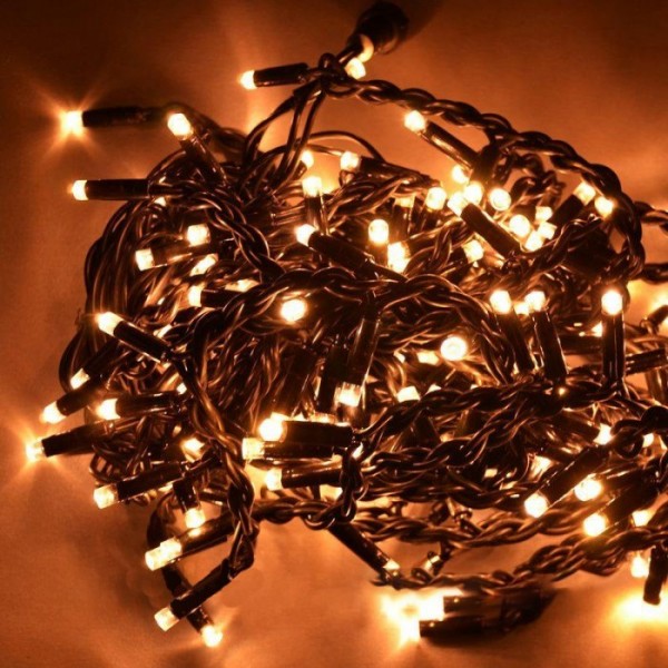 

Гирлянда Уличная Штора LED 200 тёплый белый/чёрный провод (PL000816)