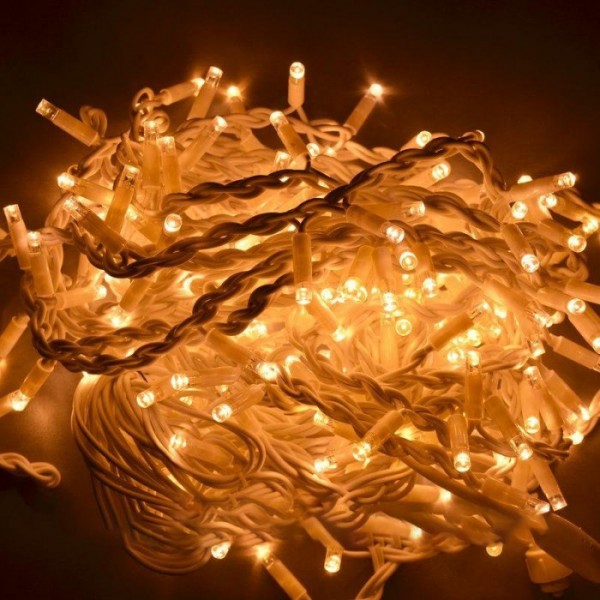 

Гирлянда Уличная Штора LED 240 тёплый белый/белый провод (PL000814)