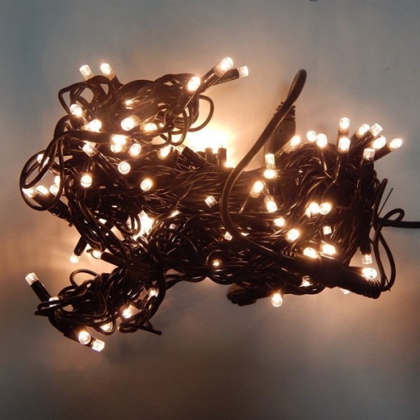 

Гирлянда Уличная Нить LED 160 тёплый белый/чёрный провод (PL000820)