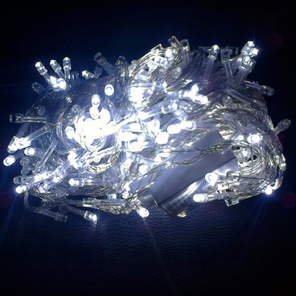 

Гирлянда штора LED 360 белая/прозрачный провод (PL000801)