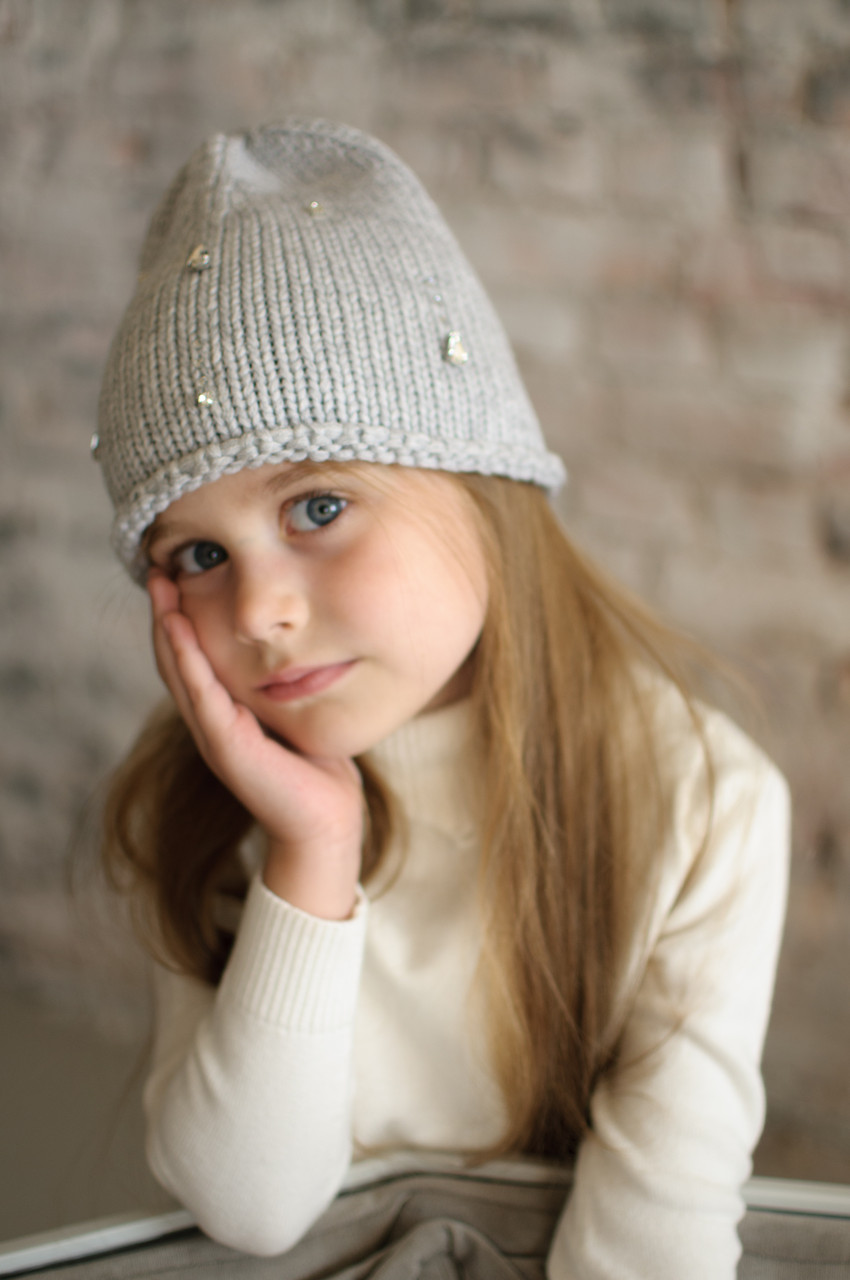 

Шапка So cute Флика 50-52 см Светло-серая (LG2-23)