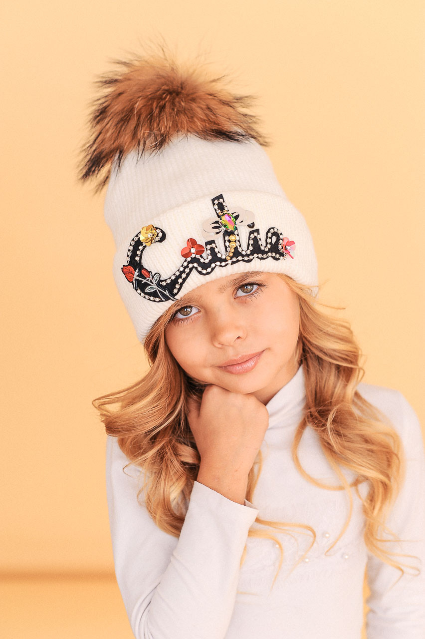 

Шапка So cute Берта 52-56 см Белая (WH1-10)
