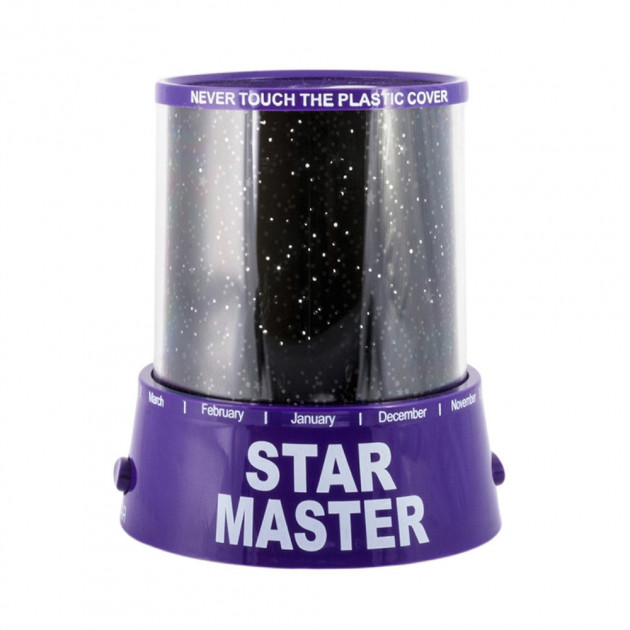 

Проектор звездного неба Star Master с USB-кабелем и адаптером Purple