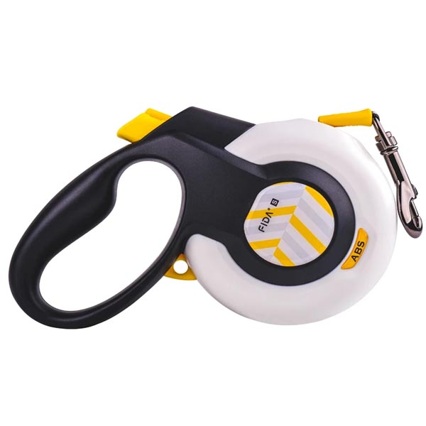 

Повідець-рулетка Fida No-Pull XL 5 м 30-40 кг жовто-сіра (6951135204020)