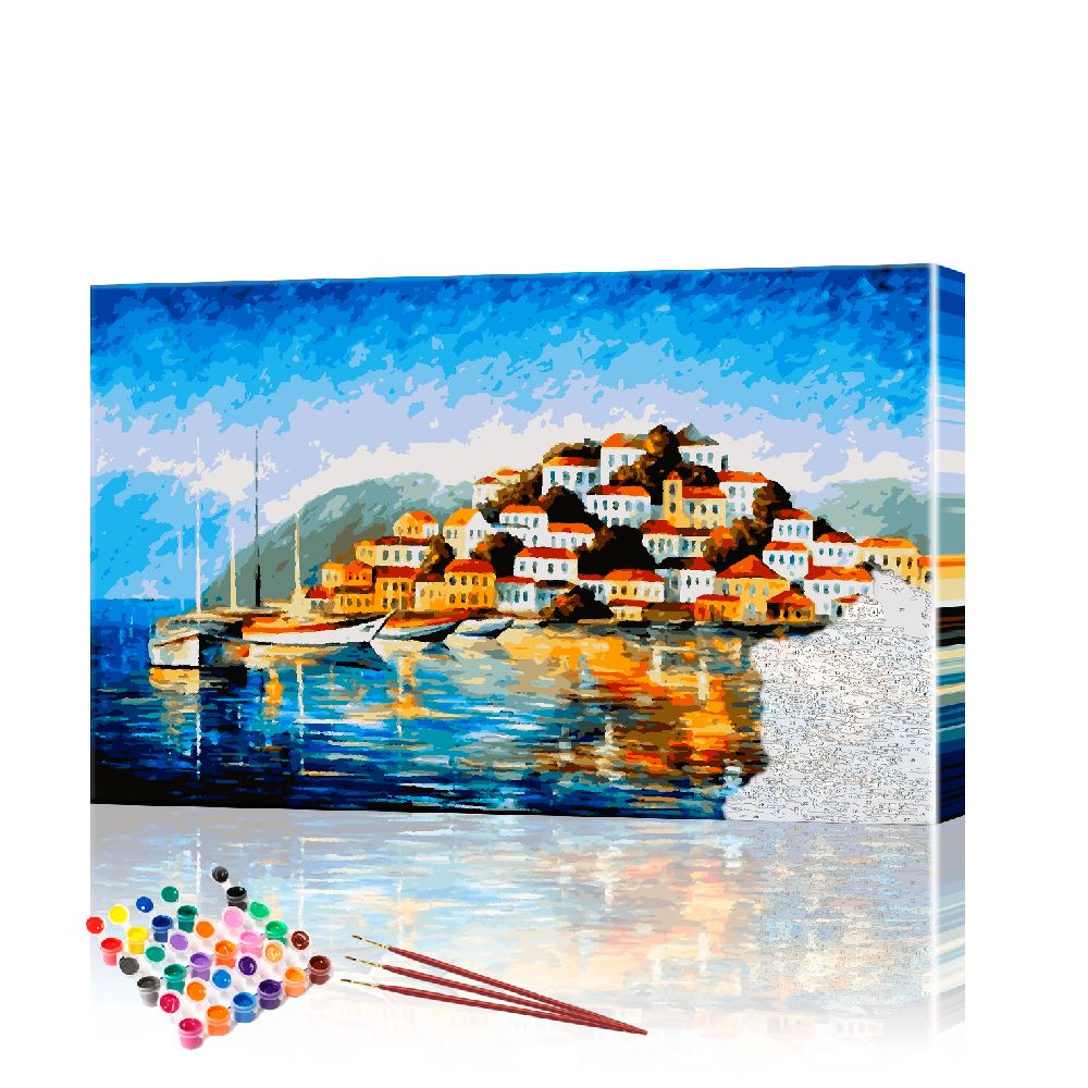 

Картина по номерам ArtSale "Залив" размер 40х70 см