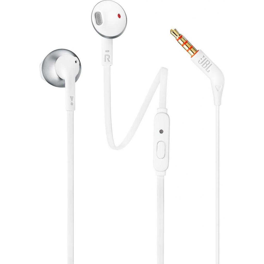 

Наушники JBL T205 Silver (JBLT205CRM)