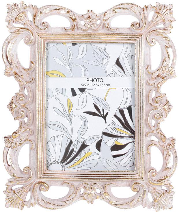 

Фоторамка Shabby Chic «Antique Gold»Pink для фото 12х17см, полистоун