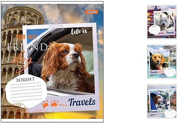 

Тетрадь А5 24 листов в линию YOUR BEST FRIEND 20шт в упак 1 Вересня (764584)