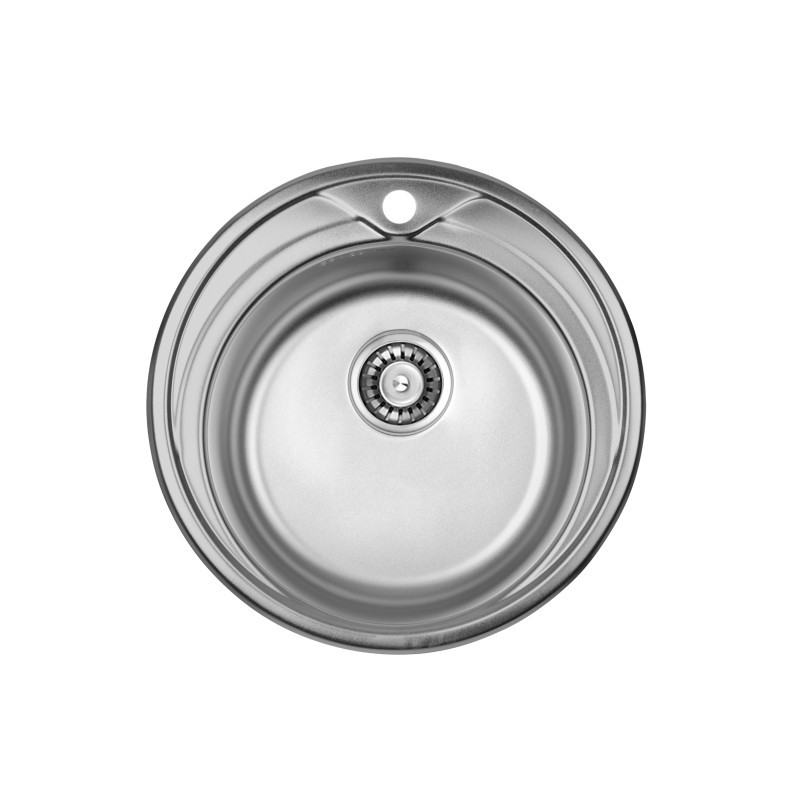

Врезная кухонная мойка ULA 7109 ZS Satin 08 (мойка 510 нерж.)