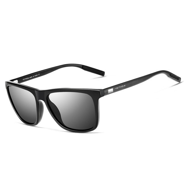 

Очки поляризационные Veithdia 6108 Black солнцезащитные + футляр