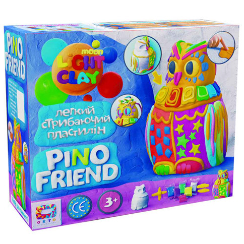 

Набор легкого прыгающего пластилина ОКТО Moon Light Clay Pino Friend Пуффи (16080021)