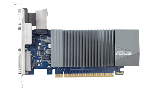 

Відеокарта Asus GeForce GT 710 1GB GDDR5 (32-bit) (954/5012) (VGA, DVI, HDMI) (GT710-SL-1GD5)