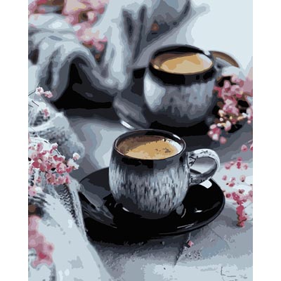 

Картина по номерам Кофе на двоих KHО5548
