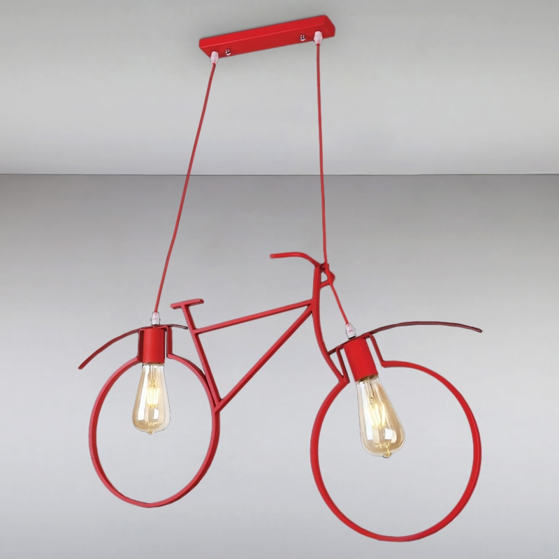 

Люстра подвесная Light House LS-13157-2 RED красная