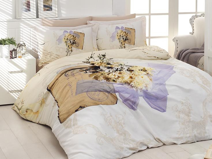 

Комплект постельного белья First Choice Satin Cotton 3D Евро сатин арт.Dulce
