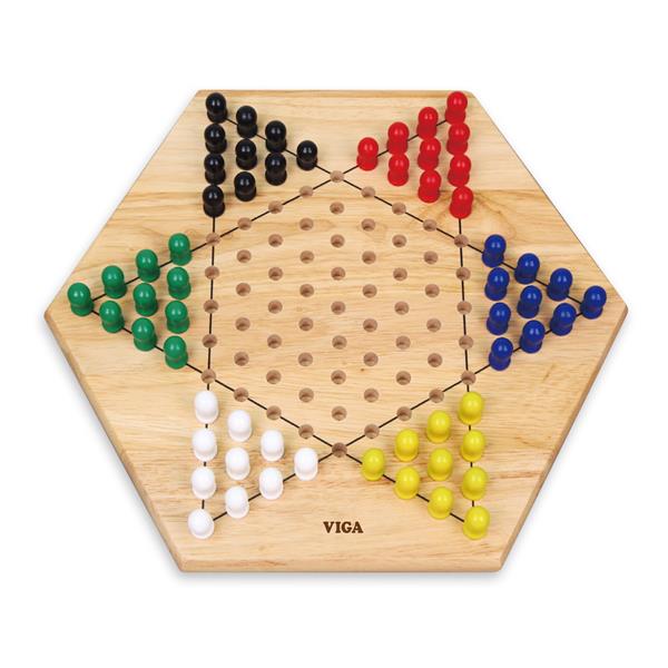 

Деревянная настольная игра Китайские шашки Viga Toys Разноцветный 000126806