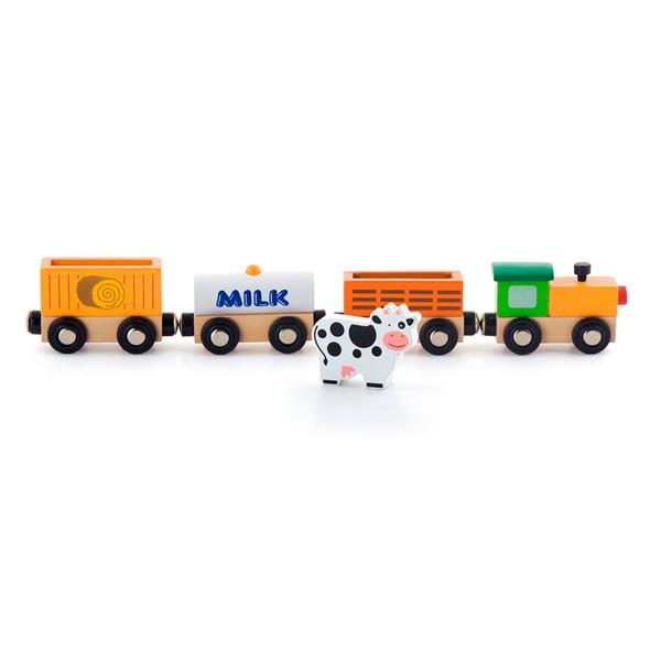 

Набор для железной дороги Поезд-ферма Viga Toys Разноцветный 000126908