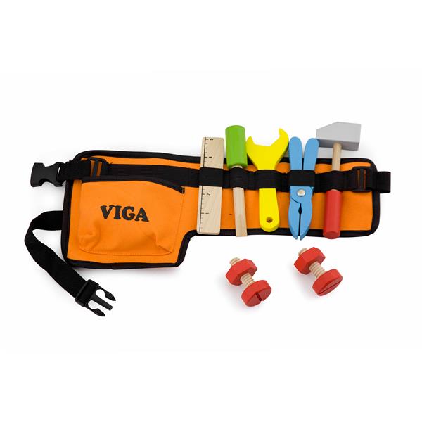 

Деревянный игровой набор Пояс с инструментами Viga Toys Разноцветный 000126861