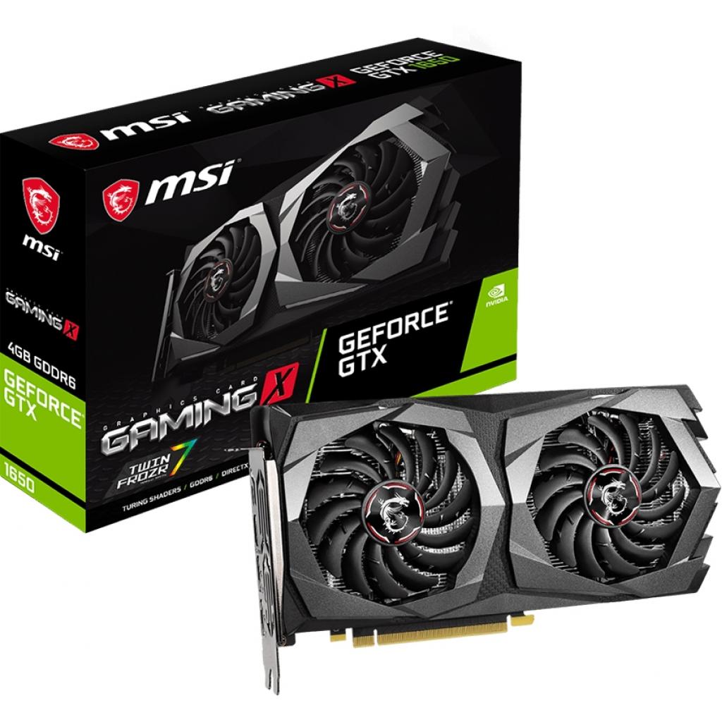 

Видеокарта MSI GeForce GTX1650 4096Mb D6 GAMING X (GTX 1650 D6 GAMING X)