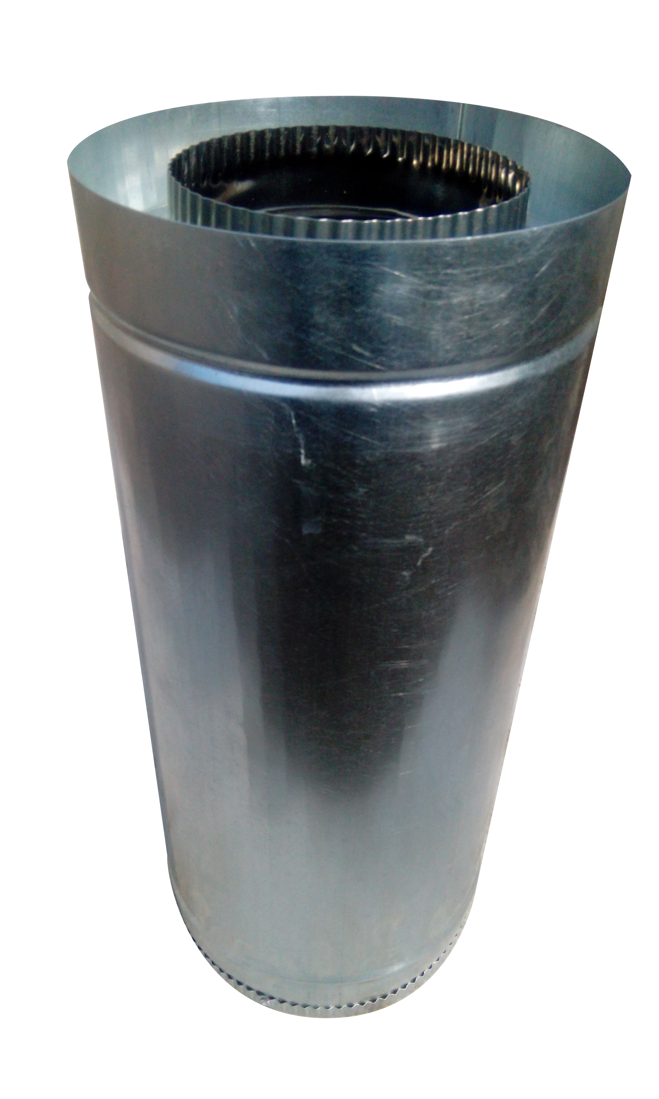 

Труба дымоходная Формагиб двустенная 180/250 нерж/оцинк, 0,6 мм, L-1 м