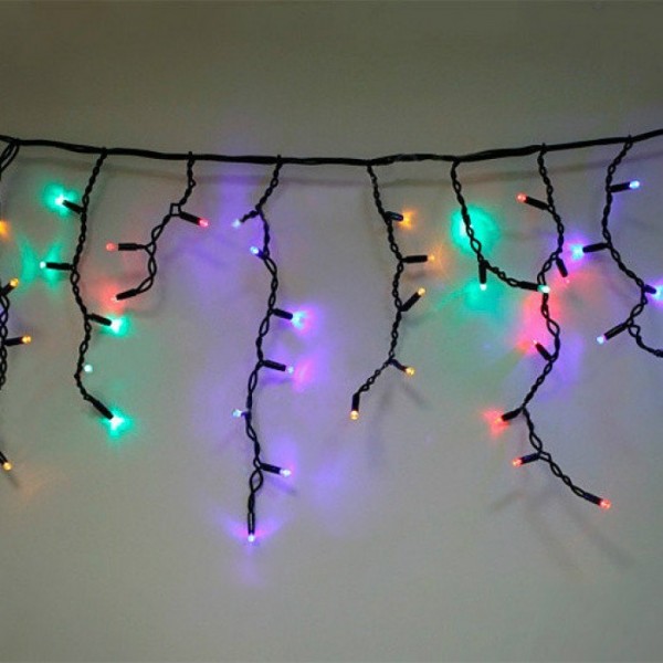 

Гирлянда Уличная Бахрома LED 100 RGB Черный провод (PL000853)