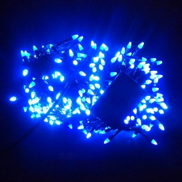 

Гирлянда светодиодная LED500 1-23 синяя/черный провод конус-рис (PL000899)