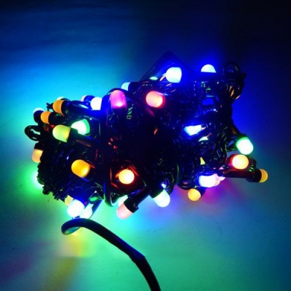 

Гирлянда светодиодная LED 200 1-140 RGB черный провод перламутр (PL000950)