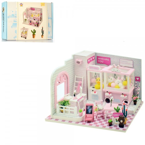 

Аксессуар Деревянный домик Bambi MD 2505 Розовый (MR04316)