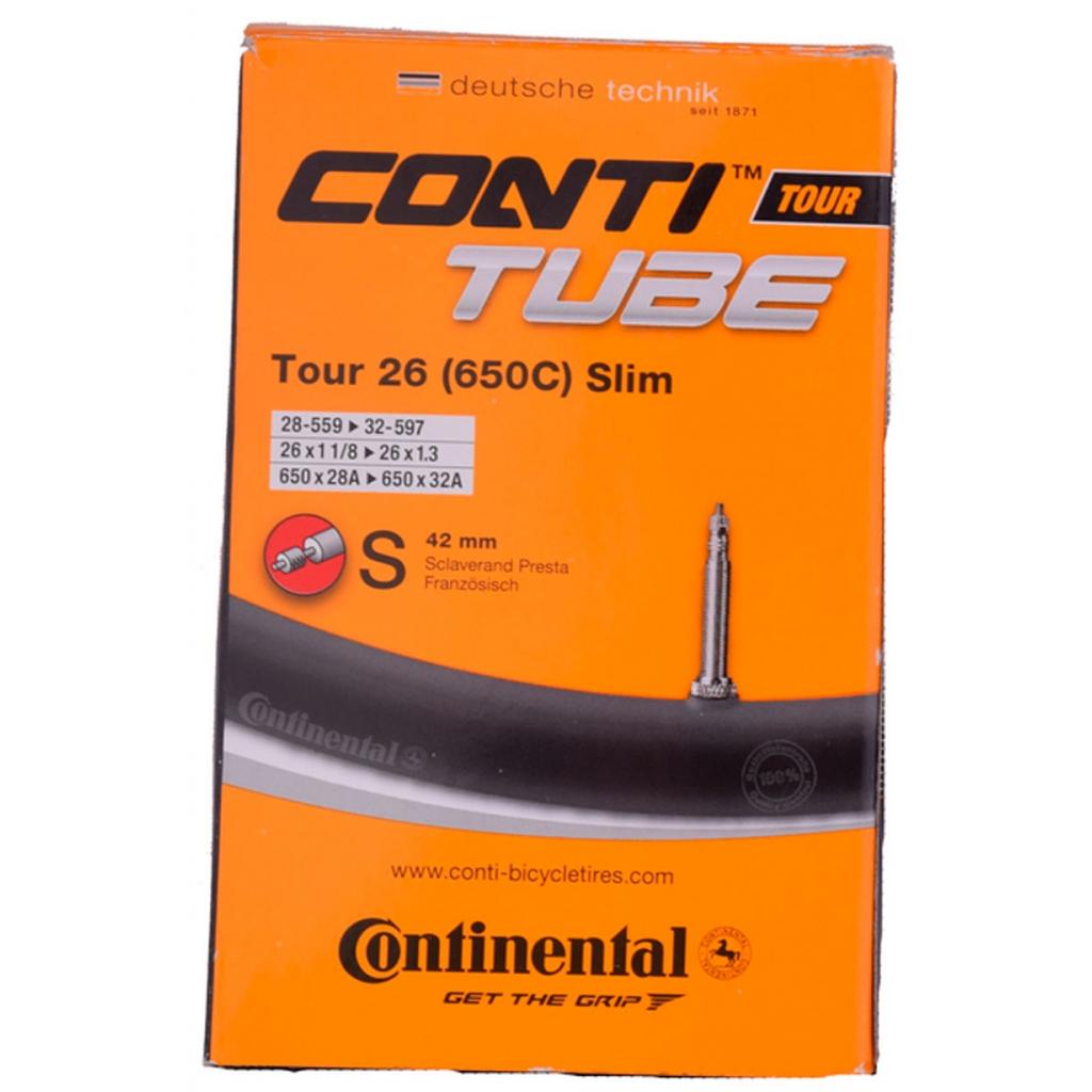 

Велосипедная камера Continental Tour 26" Slim 37-559 / 47-597 S42 (181521)