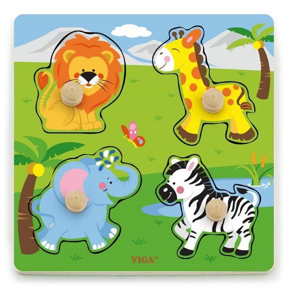 

Развивающая игрушка Viga Toys Дикие животные (50840)