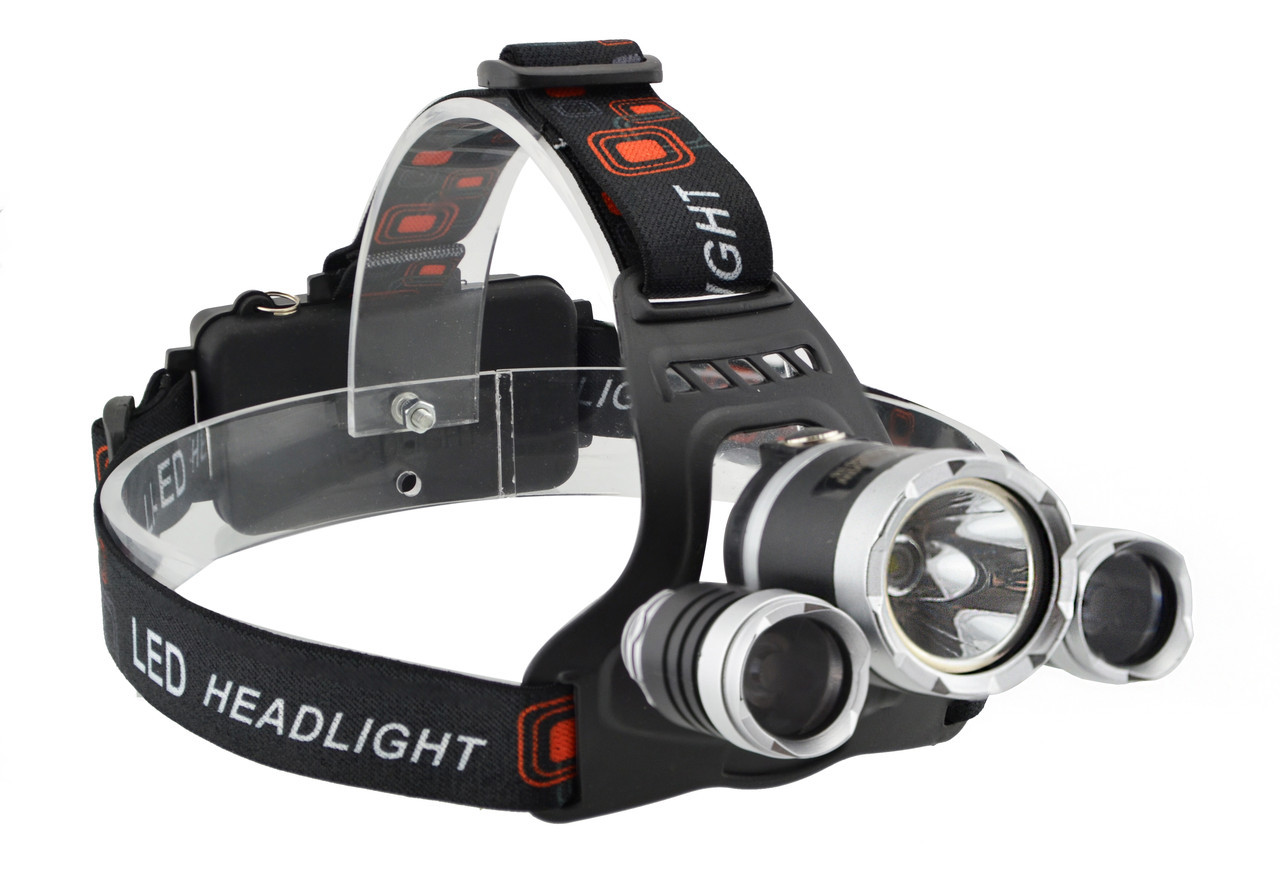 

Налобный фонарь MTK RJ-3000 (Cree T6+2Q5, 1600 люмен, 4 режима работы, 2 зарядных устройства 4х 18650)