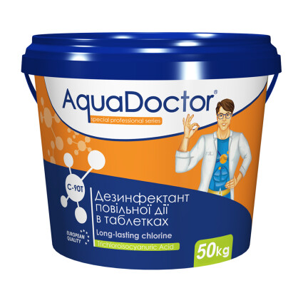 

Медленный (длительный) хлор Aquadoctor C-90T 50 кг