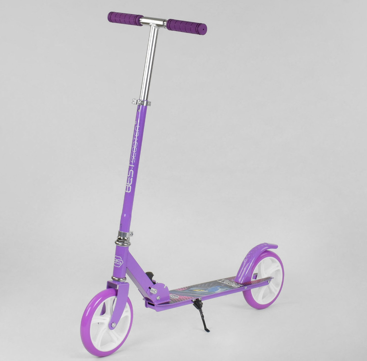 

Самокат двухколесный Best Scooter 66053 фиолетовый