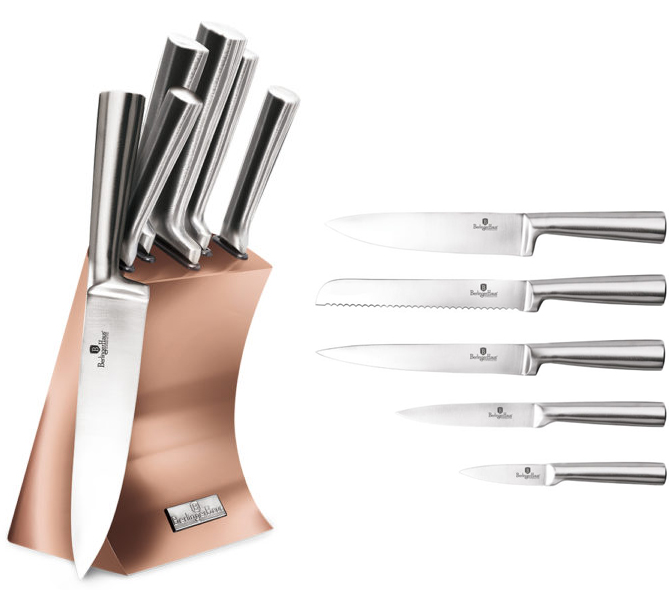 

Набор ножей Berlinger Haus Metallic Line ROSE GOLD Edition 6 предметов BH-2451
