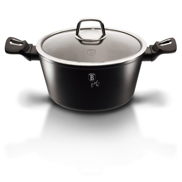 

Кастрюля Berlinger Haus BLACK SILVER Collection с крышкой 4.1 л BH-1852