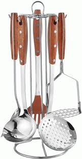 

Набор кухонных принадлежностей Krauff на подставке 6 предметов Нержавеющая сталь 29-44-136