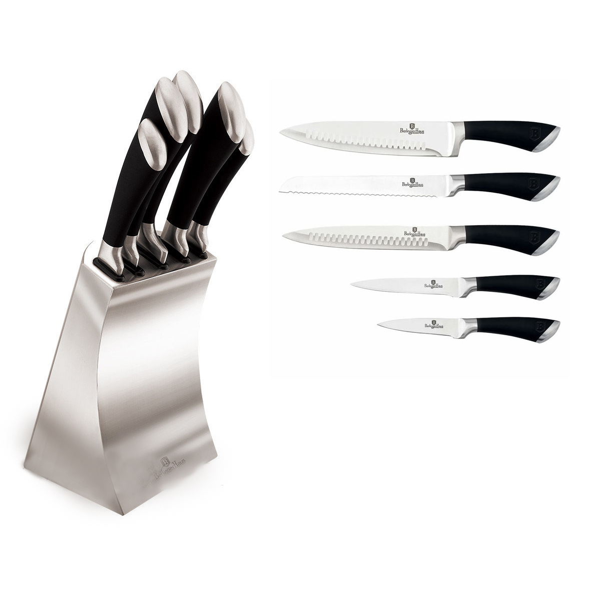 

Набор ножей Berlinger Haus Stainless steel 6 предметов Нержавеющая сталь BH-2139