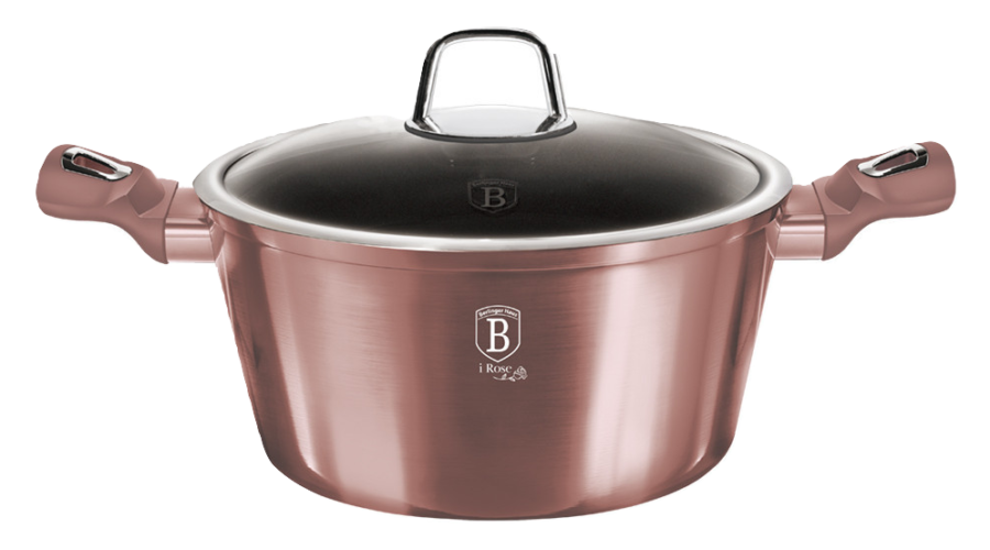 

Кастрюля Berlinger Haus с крышкой 6.1 л D28 см Алюминий BH-6036